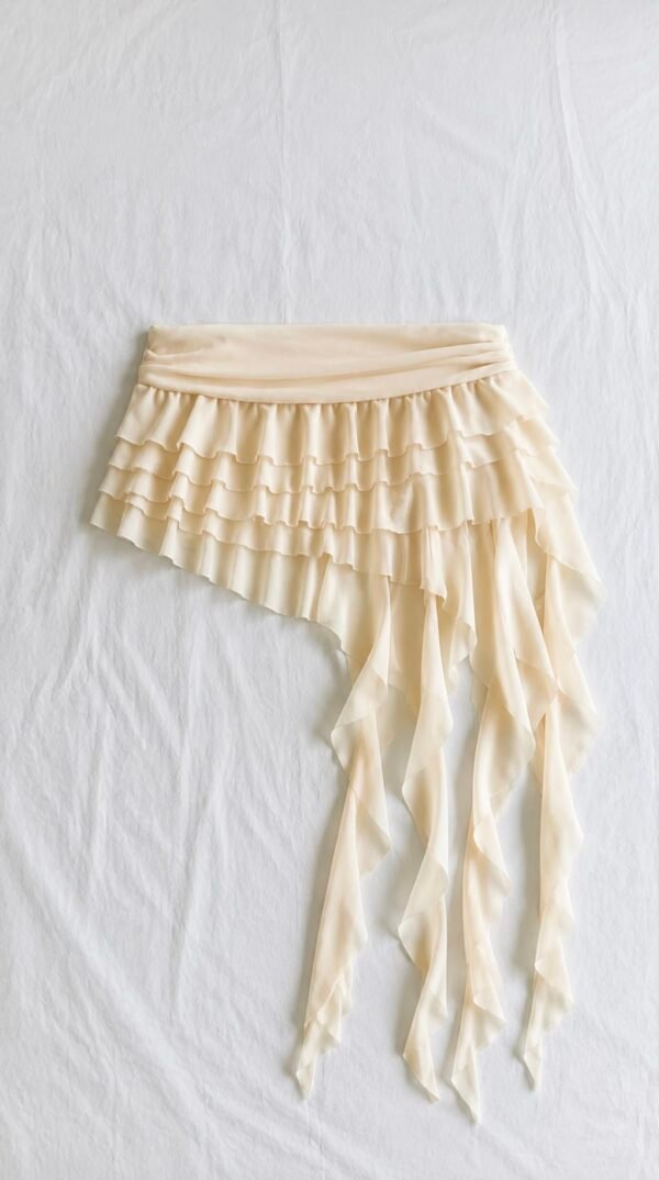 Tiered Ruffle Mini Skirt